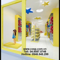 Thiết kế shop thời trang trẻ em HiBaby